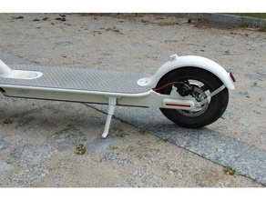 xiaomi scooter m365 rear mudguard bracket replacement parts 3d print model - Mito3D