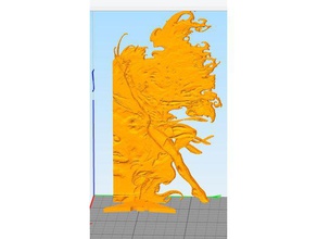 phoenix karmaşık lithophane sanat xmen 3d print model - Mito3D