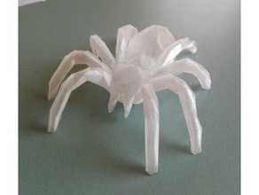 lowpoly-spider Kunst lowpoly low-poly spider 3d print model - Mito3D