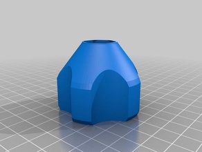 mi personalizados métrica tornillo de la perilla diy personalizado 3d print model - Mito3D