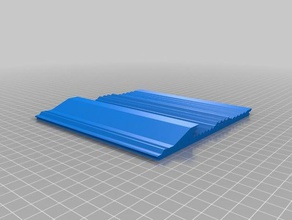 la placa de tres La impresión en 3d 3d print model - Mito3D