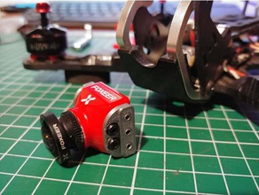 mini câmera fpv adaptador de 3 buracos armattan camaleão r c veículos foxeer montagem monstro pro 3d print model - Mito3D