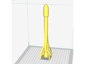 custom rocket engineering 3d printing flight model plane rocketry rockets 3d print model - Mito3D