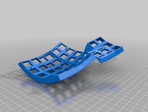 dactyl keyboard low profile computer 3d print model - Mito3D