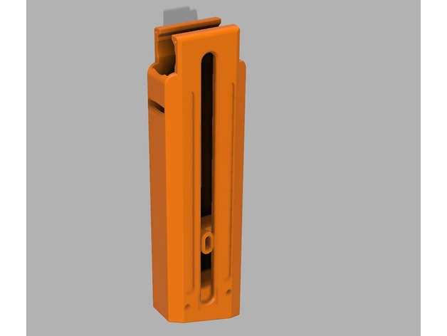 nerf watchman half dart mag hobby 3D print model - Mito3D