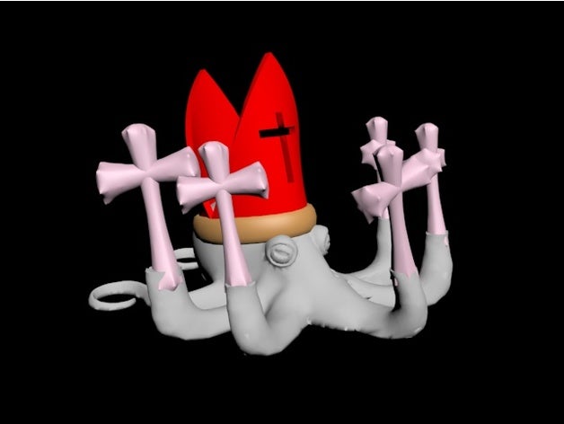 holy octopuss - sculptures 3D print model - Mito3D
