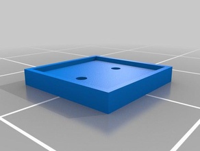 pulsante quadrato accessori su misura 3d print model - Mito3D