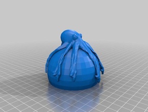 octopuss sphere sculptures 3d print model - Mito3D