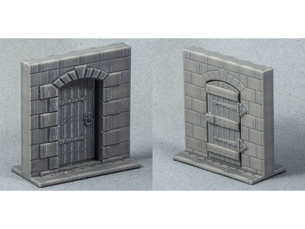 fitz's most basic wooden door toy & game accessories 3D print model - Mito3D