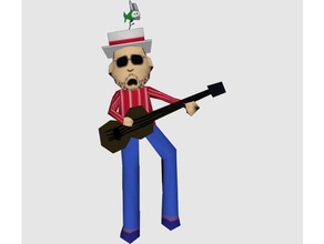 les claypool southpark heykeller yetişkin sanat grup bas gitar cartman çizgi film komedyen komedi serin davul epik heykelcik komik alet olgun mem 3d print model - Mito3D