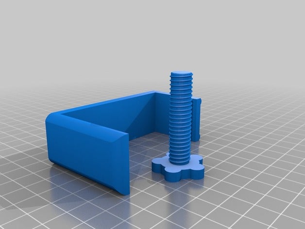 sujetamantel 70mm + tornillo La stampa 3d 3D print model - Mito3D