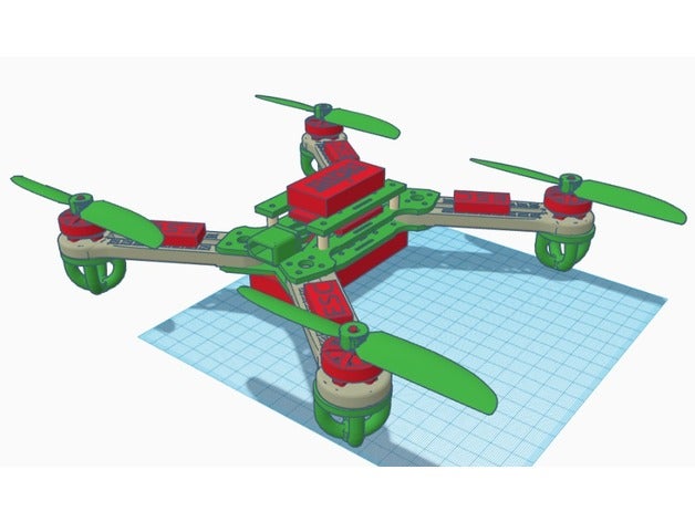 zmr250 smtuned racing drone race copter quadrocopter r c vehicles 3D print model - Mito3D