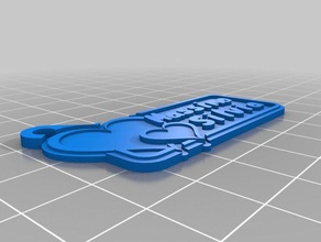 ms keychains customized 3d print model - Mito3D