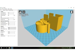 large tape dispenser tools 3d print model - Mito3D