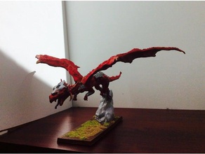 sun dragon les créatures de donjons dragons hauts-elfes miniature wargaming warhammer fantasy 3d print model - Mito3D