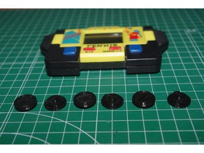 Pil kapağı - lcd video oyunu hiç bir marka oyuncak & oyun aksesuarları oyun&izle el taşınabilir cihazı nintendogameandwatch pilas retrogaming oyunları 3d print model - Mito3D