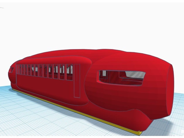 fabulous wagon fabuleux automotive train ho voyageur 1 87 3D print model - Mito3D