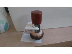 brushmount spazzola cosmetica bagno cosmetici 3d print model - Mito3D