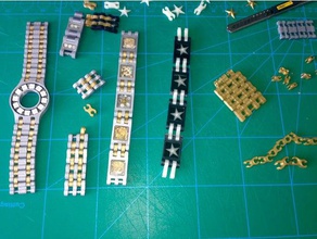 missing link -customizable bling bracelets bracelet chain jewelry 3d print model - Mito3D