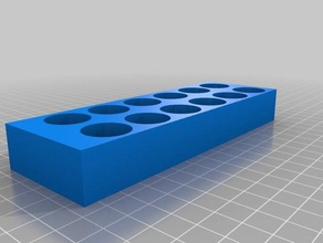 accu stand 18650 La impresión en 3d de la batería caso ion 3d print model - Mito3D