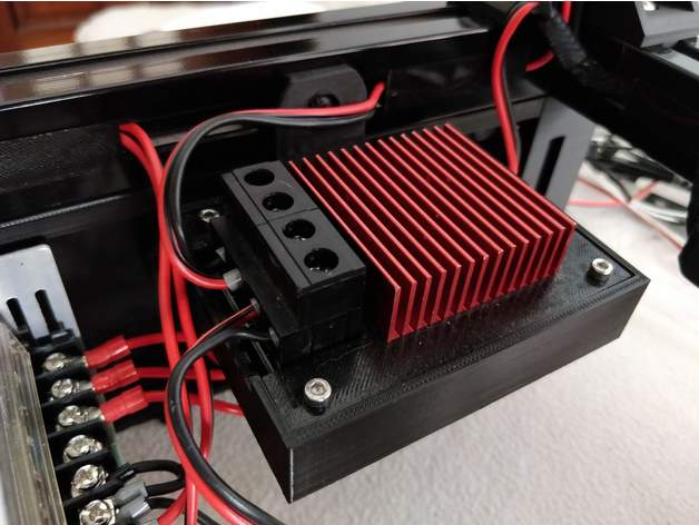 3030 ekstruzyon milletvekilleriyle tam kapak mosfet 3d yazıcı aksesuarları hiperküp evrim 3D print model - Mito3D