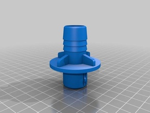 air compressor adaptor boat sport & outdoors 3d print model - Mito3D