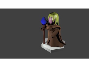 lotp - sorceress sister minor heroine games lure prophets miniature 3d print model - Mito3D