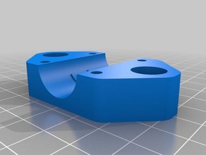 remix y carriage clamp lm10uu 10 10mm x-axis lock igus bearing 3d printing hypercube evolution printer bushing 3d print model - Mito3D