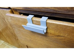 hanging drawer handle household cabinet kitchen 3d print model - Mito3D