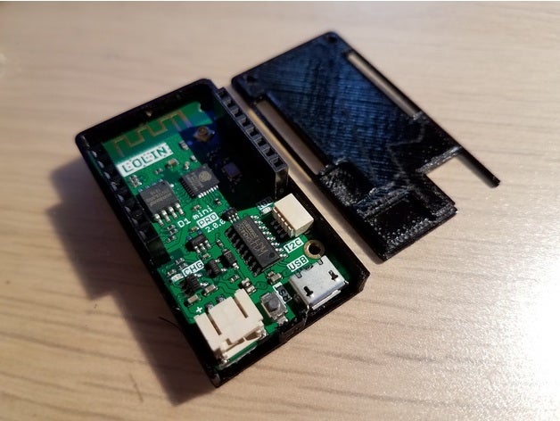 lolin d1 mini pro case electronics esp8266 3D print model - Mito3D