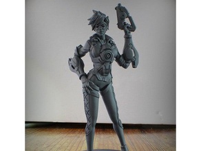tracer printed obsession scans & replicas game overwatch 3d print model - Mito3D