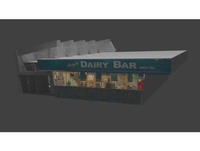 margate dairy bar buildings & structures food ice cream new jersey 3d print model - Mito3D
