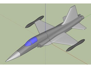 northrop f-5e tiger ii i veicoli aeromobili aereo f-5 fighter jet da combattimento libertà modello di rc tigre 2 3d print model - Mito3D