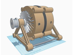 3-phase complete pma generator - Elektronik wind 3d print model - Mito3D