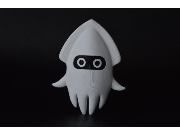 super mario blooper squid animals animal blooper creature enemy mario mario kart nintendo prop squid super mario toy video game 3D print model - Mito3D