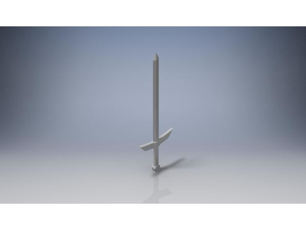 long sword diy 3D print model - Mito3D