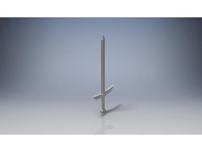 uzun kılıç diy 3d print model - Mito3D