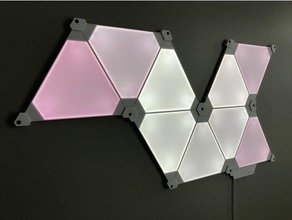 nanoleaf aurora duvara monte edilir ev edin 3d print model - Mito3D