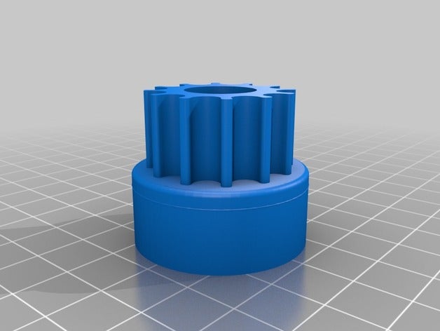 12 diente htd 8mm partes personalizado 3D print model - Mito3D