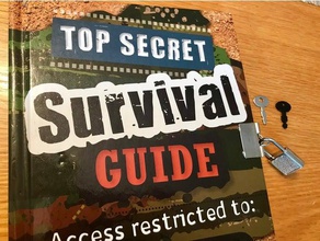 key top secret survival guide book replacement parts book key key key locked book locked book survival guide