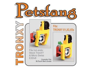 petsfang tronxy x5s x3 x1 stock e3dv6 hot end 3d printer accessories 3d print model - Mito3D