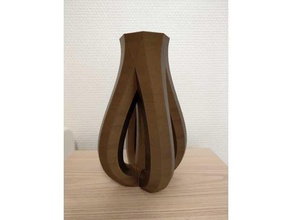 vaso di vetro art il 3d print model - Mito3D