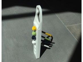 clicgear tee holder addon sport & outdoors cart golf 3d print model - Mito3D
