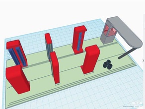 station lavage ho wash buildings & structures f roviaire kit train mod lisme 1 87 3d print model - Mito3D