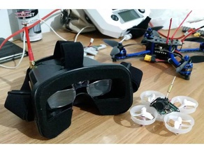 gerçek gözlüğü düzeltme lens klibi r c araçlar diy gözlük eachine vr006 objektif adaptörü quadrocopter okuma sanal gerçeklik gözlükleri 3d print model - Mito3D