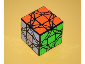 limcube dreidel 3x3x3 cube stickers puzzles rubiks twisty puzzle 3d print model - Mito3D