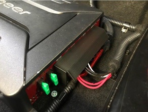 pioneer gm-terminal amplifikatör a5602 900w kapağı yerine oturtun ses 3d print model - Mito3D