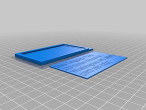 luggage tag holder accessories 3d print model - Mito3D