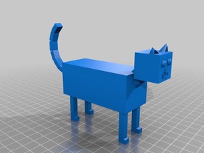billy box cat 3d printing 3d print model - Mito3D