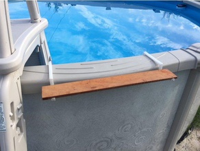 above ground pool shelf brackets outdoor & garden bracket swimming 3d print model - Mito3D
